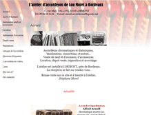 Tablet Screenshot of morel-accordeons.com